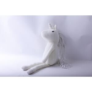 Pillofort, White Unicorn Throw Pillow, by Target, Soft Toy, Stuffed Animal,